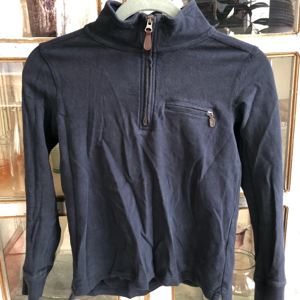 Crewcuts Navy Pull Over Sweater